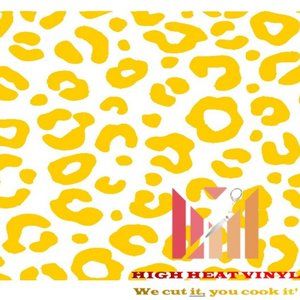 High Heat Duracoat Vinyl Stencil 10" x 12" - Cheetah Spot styling